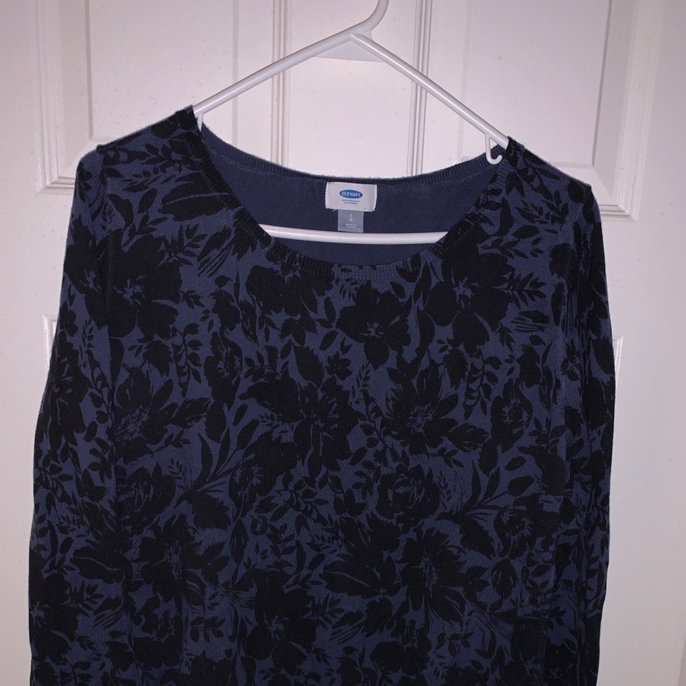Black and Blue Flowers